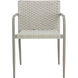 Casella Greige / Cream Outdoor Stackable Dining Armchair, Set Of 2
